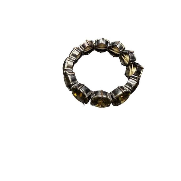 Dillards green crystal elastic bracelet - Picture 4 of 4